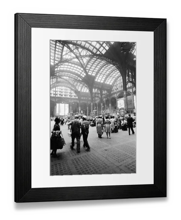 Framed Print : Penn Station, During The Demolition Framed Print : Penn Station, During The Demolition