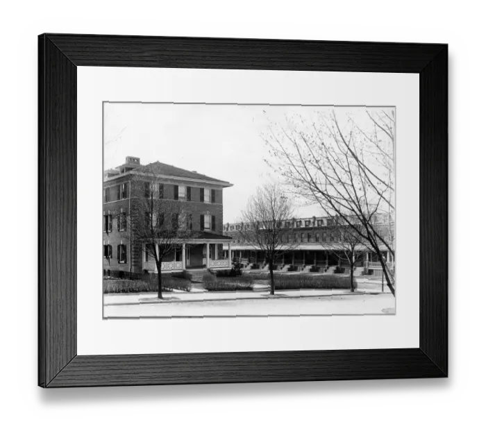 Framed Print : Homes On Baltimore Street Framed Print : Homes On Baltimore Street