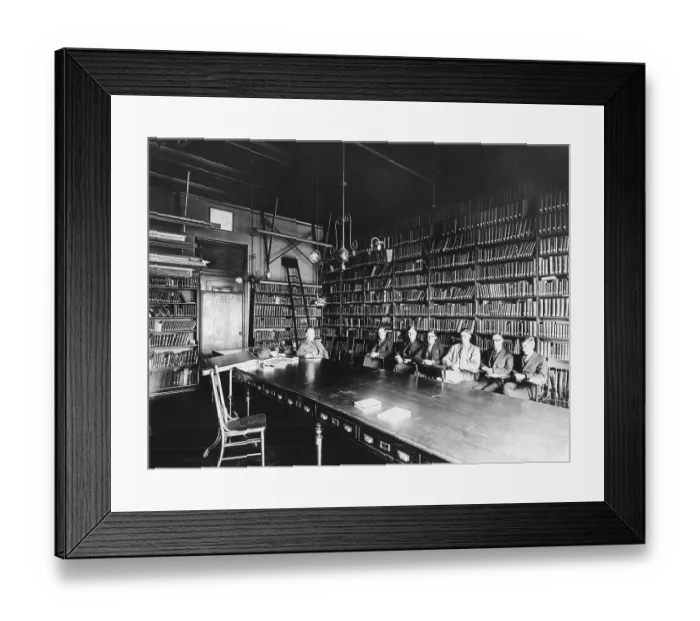 Framed Print : History, Hopkins Hall, Old Framed Print : History, Hopkins Hall, Old