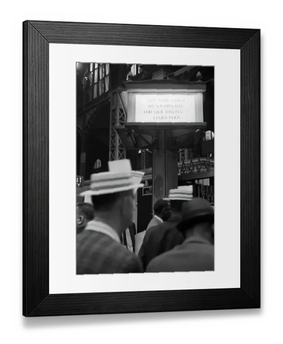 Framed Print : Civil Rights Legislation March Framed Print : Civil Rights Legislation March