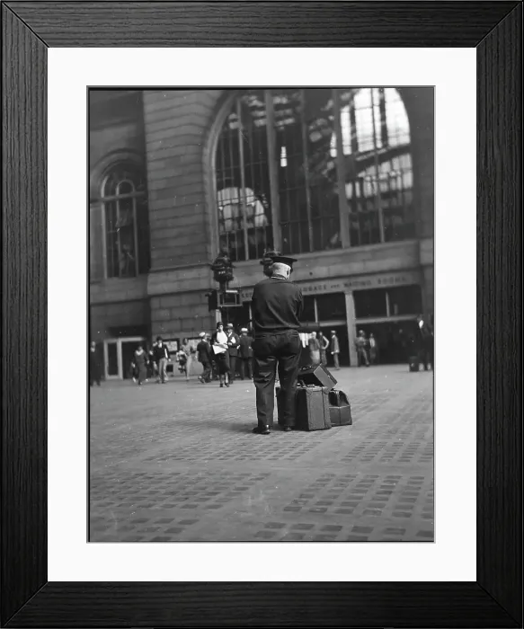 Framed Print : Penn Station Porter Framed Print : Penn Station Porter