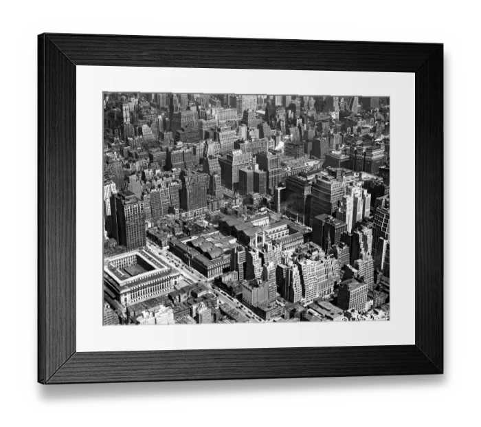 Framed Print : Aerial of Pennsylvania Station Framed Print : Aerial of Pennsylvania Station