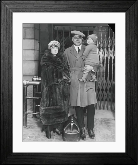 Framed Print : The Babe & Family At Penn Station Framed Print : The Babe & Family At Penn Station