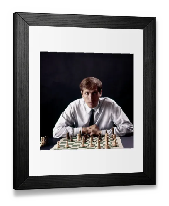 Framed Print : Bobby Fischer Portrait Session Framed Print : Bobby Fischer Portrait Session