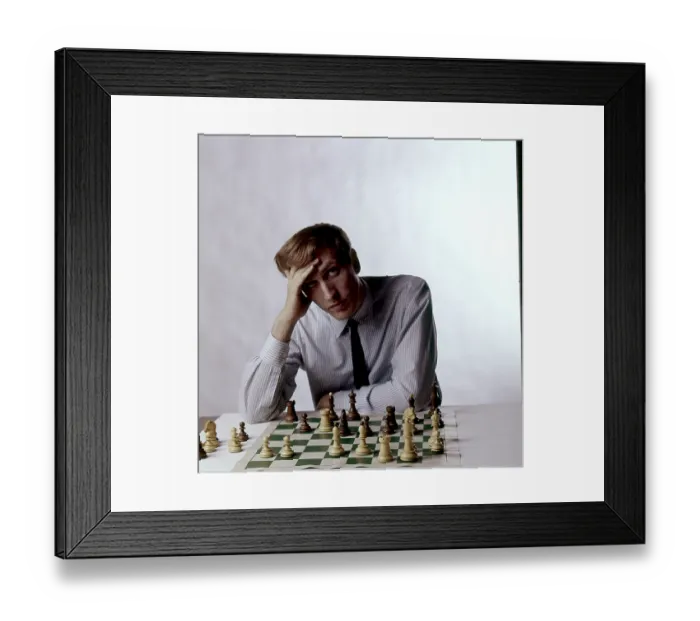 Framed Print : Bobby Fischer Portrait Session Framed Print : Bobby Fischer Portrait Session