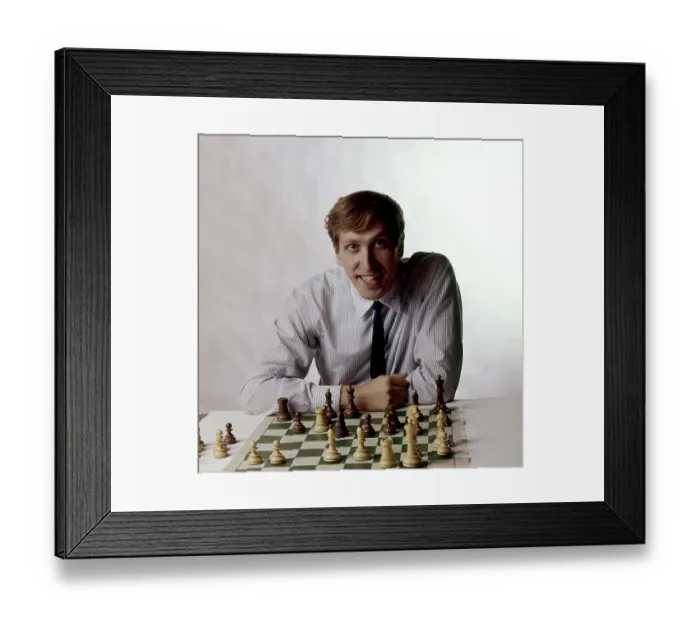 Framed Print : Bobby Fischer Portrait Session Framed Print : Bobby Fischer Portrait Session