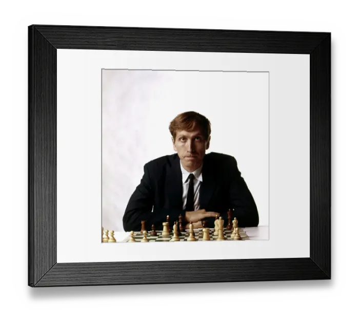 Framed Print : Bobby Fischer Portrait Session Framed Print : Bobby Fischer Portrait Session