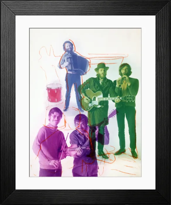 Framed Print : Work Print of The Band In Saugerties in 1969 Framed Print : Work Print of The Band In Saugerties in 1969