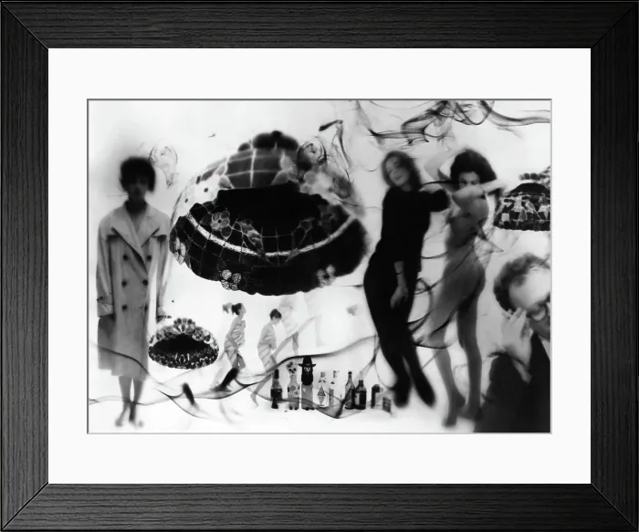 Framed Print : Photo Montage of Alcohol-Fueled Party in 1960 Framed Print : Photo Montage of Alcohol-Fueled Party in 1960