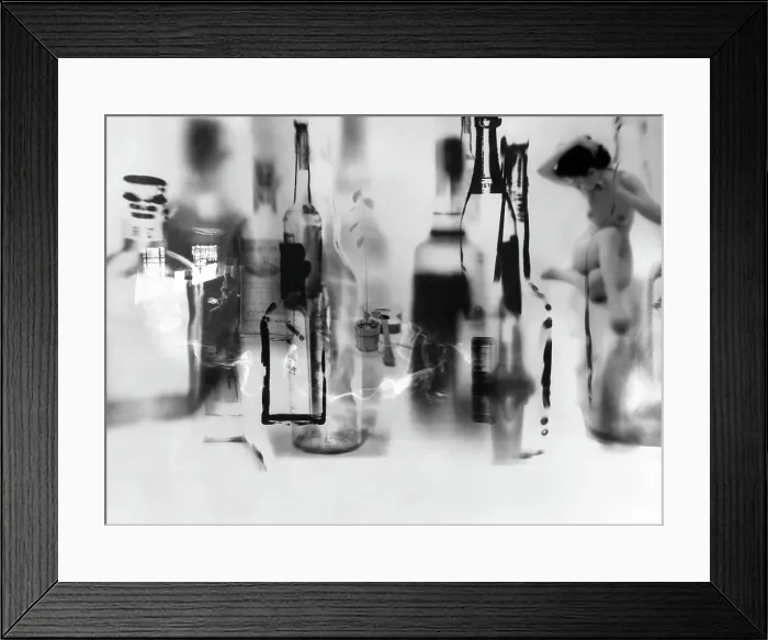 Framed Print : Photo Montage of Alcohol-Fueled Party in 1960 Framed Print : Photo Montage of Alcohol-Fueled Party in 1960