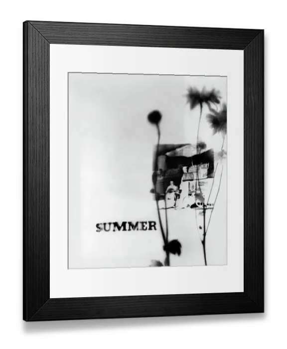 Framed Print : Photo Montage of Summer in NYC in 1960 Framed Print : Photo Montage of Summer in NYC in 1960