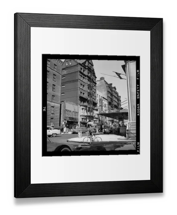 Framed Print : Hotel Bossert in Brooklyn Heights in the 1950's Framed Print : Hotel Bossert in Brooklyn Heights in the 1950's