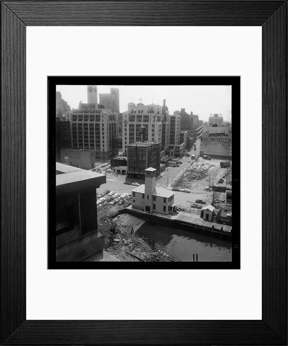 Framed Print : On Water Street in Dumbo, Brooklyn, in the 1950's Framed Print : On Water Street in Dumbo, Brooklyn, in the 1950's
