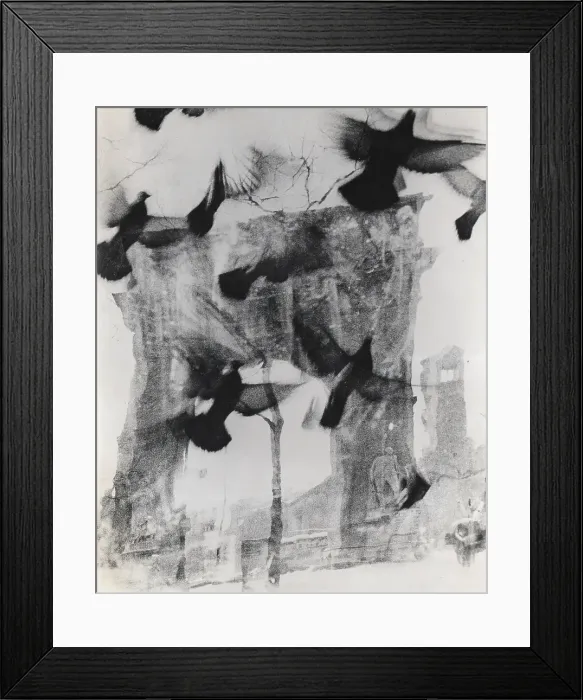 Framed Print : Distorted Image of the Washington Square Arch in the 1950's Framed Print : Distorted Image of the Washington Square Arch in the 1950's