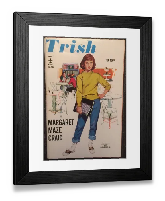 Framed Print : Trish. 1951: The cover of the 1951 novel Trish by Margaret Maze Craig Framed Print : Trish. 1951: The cover of the 1951 novel Trish by Margaret Maze Craig