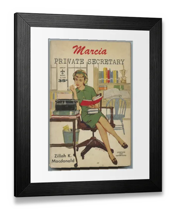 Framed Print : Marcia: Private Secretary Framed Print : Marcia: Private Secretary