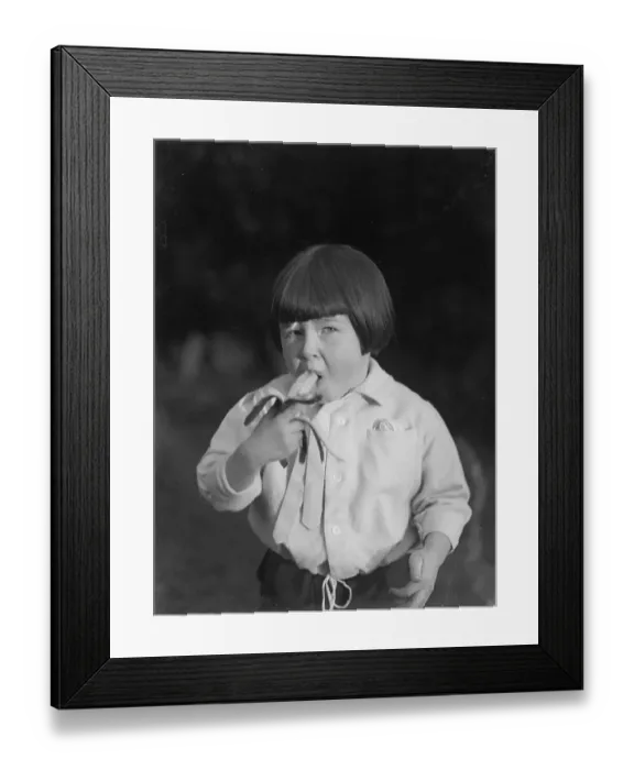 Framed Print : Pageboy Haircut Framed Print : Pageboy Haircut