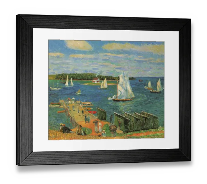 Framed Print : Mahone Bay, 1910