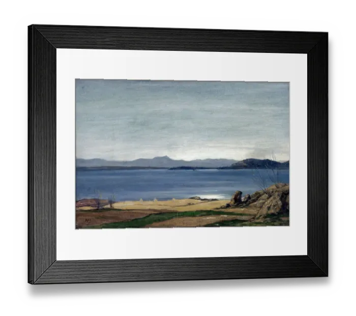 Framed Print : Loch Nell, 1930-1935. Creator: David Young Cameron Framed Print : Loch Nell, 1930-1935. Creator: David Young Cameron