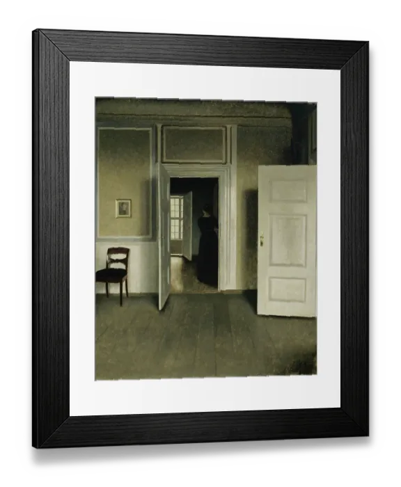 Framed Print : Interior From The Home Of The Artist Framed Print : Interior From The Home Of The Artist