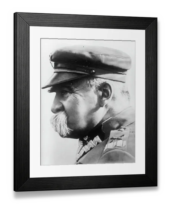 Framed Print : Portrait of Polish statesman Jozef Pilsudski Framed Print : Portrait of Polish statesman Jozef Pilsudski