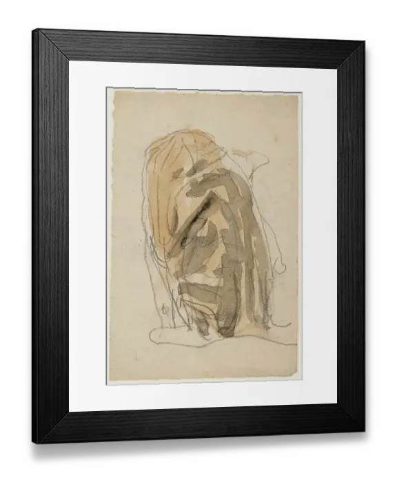 Framed Print : Cat Washing Itself, 1896-1939 Framed Print : Cat Washing Itself, 1896-1939