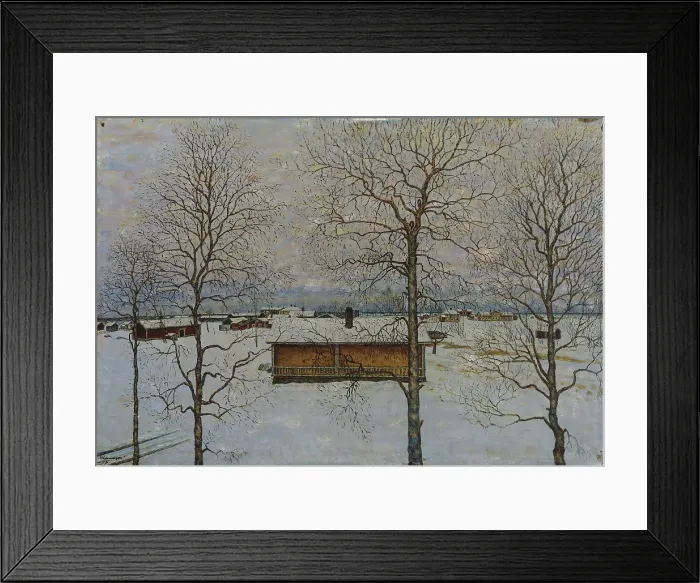 Framed Print : Winter Landscape Framed Print : Winter Landscape