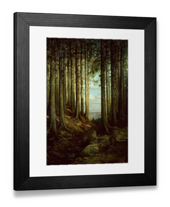 Framed Print : Alpine Scene