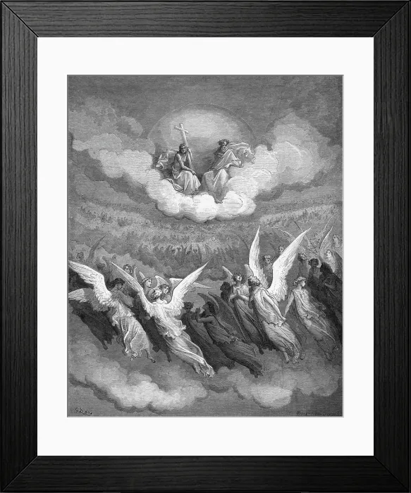 Framed Print : GUSTAVE DORE ILLUSTRATION Framed Print : GUSTAVE DORE ILLUSTRATION