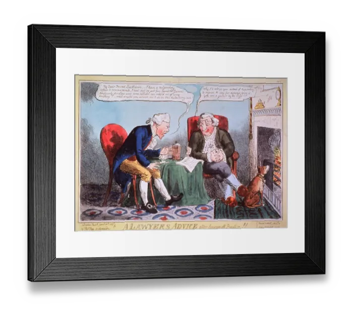 Framed Print : Advice From Lawyer Framed Print : Advice From Lawyer