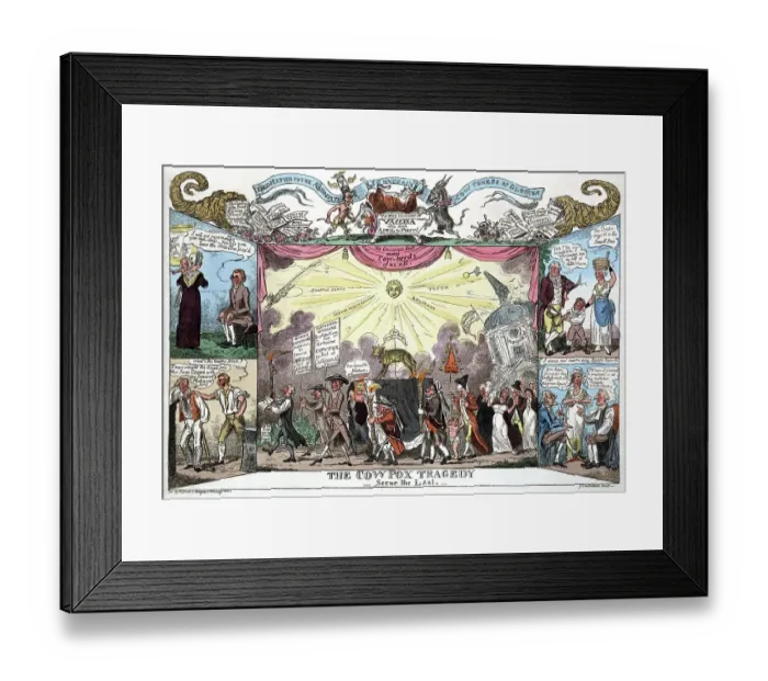 Framed Print : The cowpox tragedy - scene the last Framed Print : The cowpox tragedy - scene the last