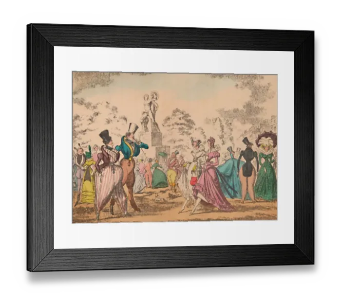 Framed Print : Hyde Park Corner In 1822 Circa 1870 Framed Print : Hyde Park Corner In 1822 Circa 1870