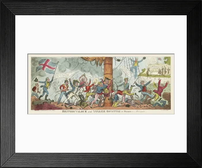 Framed Print : British valour and Yankee boasting Framed Print : British valour and Yankee boasting
