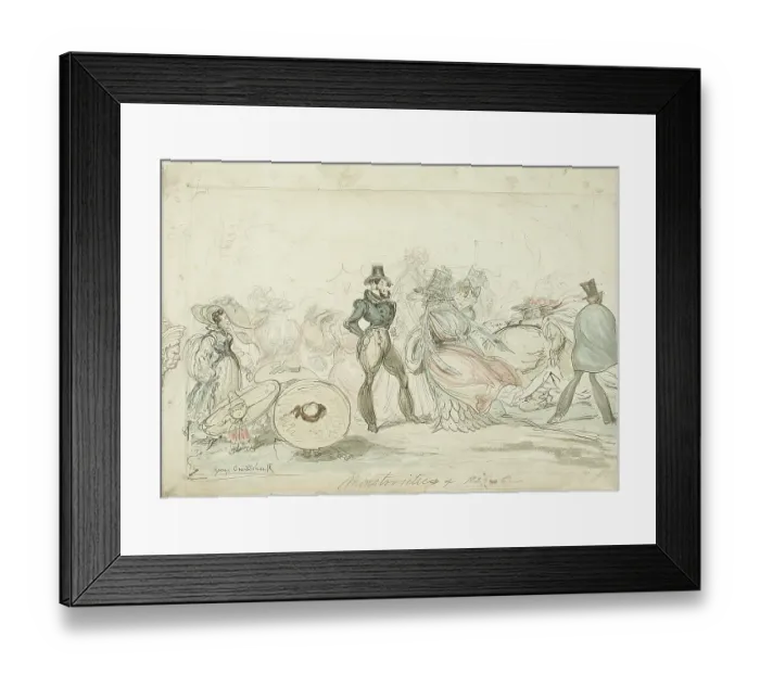 Framed Print : Monstrosities Of 1825-26 Framed Print : Monstrosities Of 1825-26