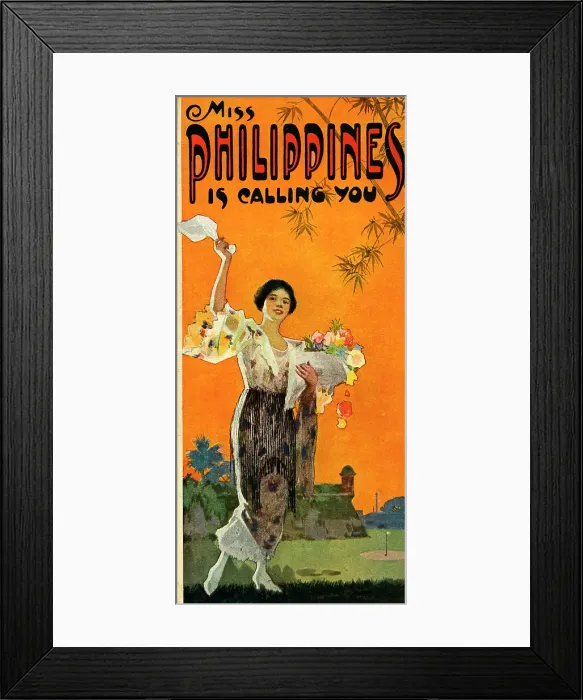 Framed Print : Miss Philippines Is Calling You Framed Print : Miss Philippines Is Calling You
