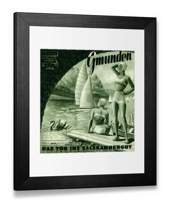 Framed Print : Gmunden, Das Tor Ins Salzkammergut Framed Print : Gmunden, Das Tor Ins Salzkammergut
