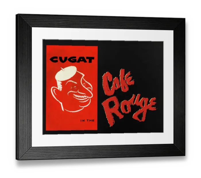 Framed Print : Cafe Rouge, Hotel Statler Framed Print : Cafe Rouge, Hotel Statler