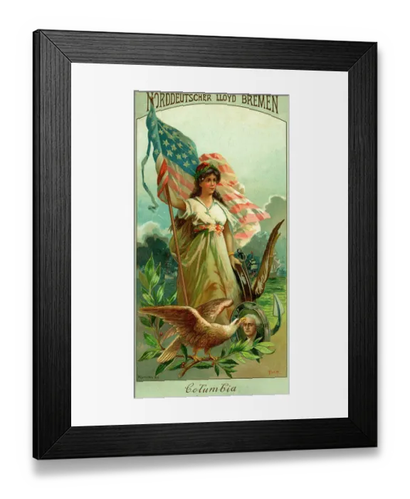 Framed Print : Norddeutscher Lloyd Bremen Framed Print : Norddeutscher Lloyd Bremen