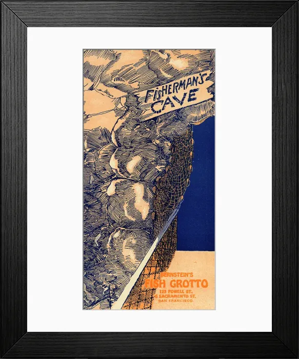Framed Print : Bernstein's Fish Grotto Framed Print : Bernstein's Fish Grotto