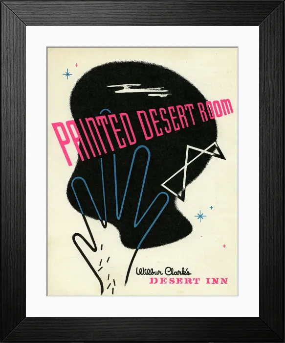 Framed Print : Painted Desert Room, Wilbur Clark's Desert Inn Framed Print : Painted Desert Room, Wilbur Clark's Desert Inn