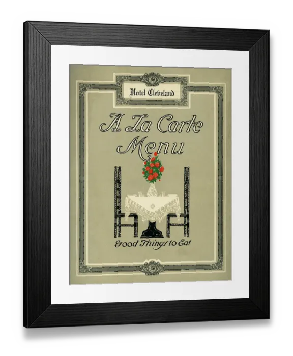 Framed Print : Cleveland Hotel Framed Print : Cleveland Hotel