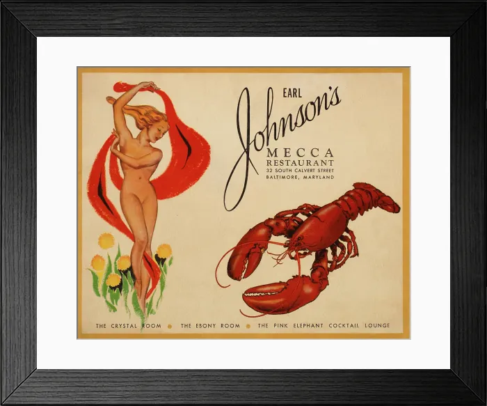 Framed Print : Earl Johnson's Mecca Restaurant Framed Print : Earl Johnson's Mecca Restaurant
