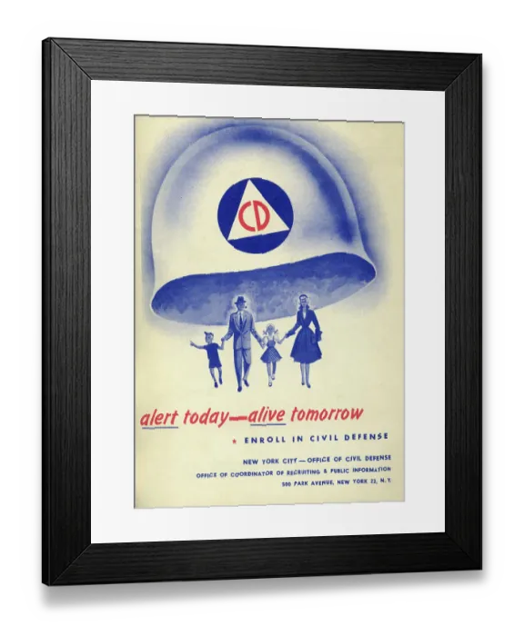 Framed Print : Alert Today - Alive Tomorrow
