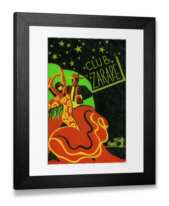 Framed Print : Club Zarape Framed Print : Club Zarape
