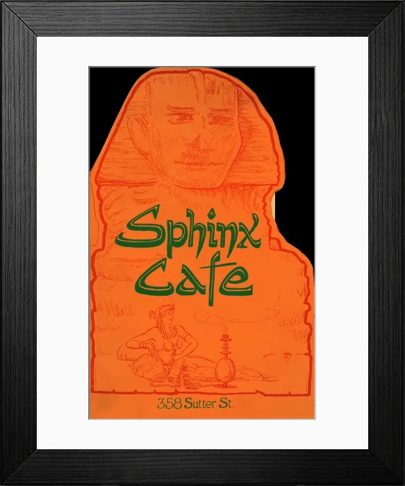 Framed Print : Sphinx Cafe Framed Print : Sphinx Cafe