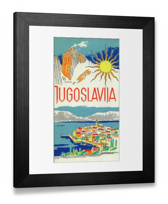 Framed Print : Jugoslavia