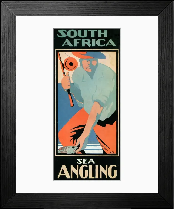 Framed Print : South Africa, Sea Angling Framed Print : South Africa, Sea Angling
