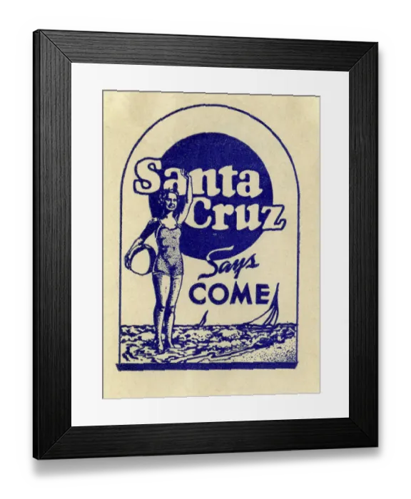 Framed Print : Santa Cruz Framed Print : Santa Cruz