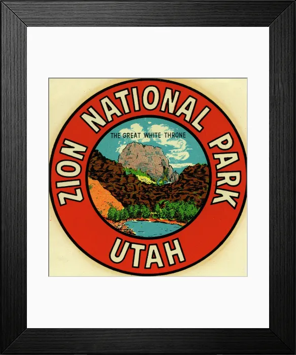 Framed Print : Zion National Park Framed Print : Zion National Park