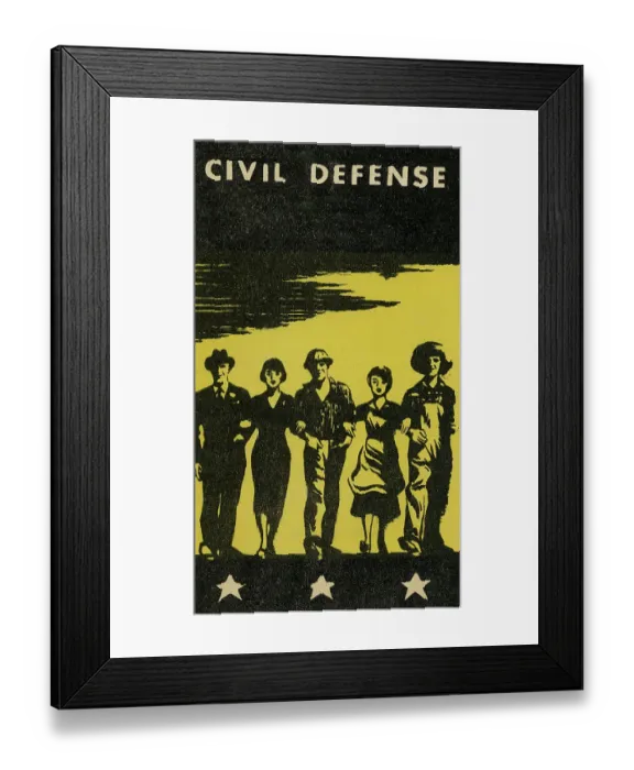 Framed Print : Civil Defense Framed Print : Civil Defense